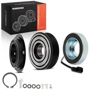 lot 1045 image: A-Premium AC Compressor Clutch Kit Compatible with Nissan NV200 2.0L 2013-2021, with 6-Groove Pulley