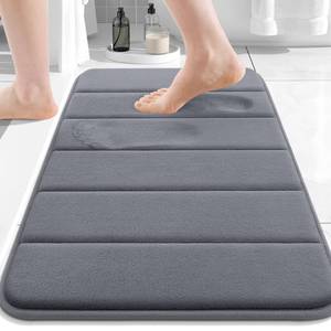 lot 1049 image: Buganda Memory Foam Bath Mat 24 x 16, Ultra Soft Absorbent Bathroom Rugs