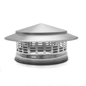 lot 1090 image: LangRay Stainless Steel Chimney Caps Cover for Outside (7.87 in, Silvery)