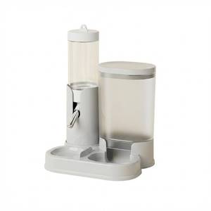 lot 2115 image: No Drip Hamster Water Bottle, 2 in 1 Hamster Water Dispenser & Food Bowl