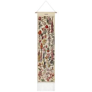 lot 2179 image: Tegeme Vintage Tapestry 52 x 13 Long Vertical Wall Hanging (Flower)