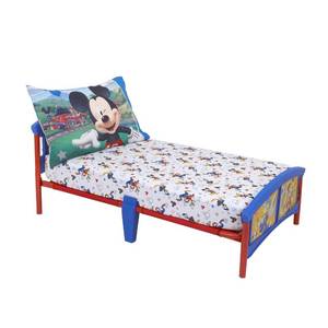 lot 2189 image: Disney Mickey Mouse Having Fun 2pk Toddler Sheet Set