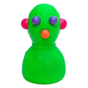 lot 10252 image: Schylling NeeDoh Panic Pete - Sensory Squeeze Toy - Popping Eyes, Ears & Nose - 4 Tall - Color May Vary (Pack of 1)