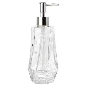 lot 13038 image: UHEY HOME Glass Soap Dispenser 11.8oz