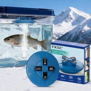 lot 13941 image: FKSC Portable Rechargeable Aquarium Air Pump
