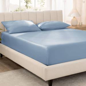 lot 13943 image: Bare Home Organic Cotton Sateen Fitted Sheet Full XL