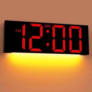 lot 13972 image: JALL Digital Wall Clock 12-Inch LED Display