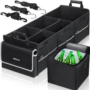 lot 13979 image: HIRALIY 75L Car Trunk Organizer with Cooler Bag