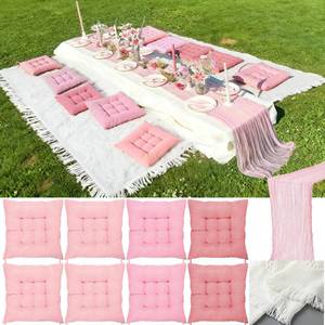 lot 13995 image: Hillsuren 10-Piece Picnic Blanket Set 71 x 102 inches