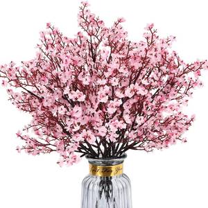 lot 13996 image: HIAGROW Artificial Babys Breath Flowers, 8 Bundles