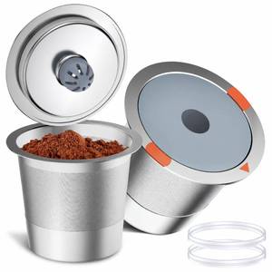 lot 14015 image: Noalto Reusable K-Cup Coffee Filters Stainless Steel 2-Pack