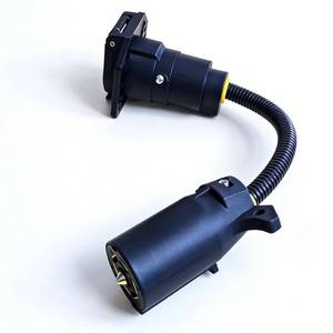 lot 14017 image: LanKaYiMeng 7-Way Power Adapter for RV Backup Camera