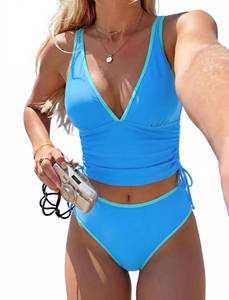 lot 14024 image: ZAFUL Womens Tankini Swimsuit Tummy Control M