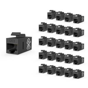 lot 14039 image: VCE CAT6 Keystone Coupler 25-Pack