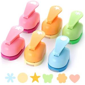 lot 14052 image: LOVEINUSA 6-Piece Shape Paper Craft Hole Punch Set
