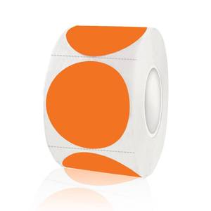 lot 14059 image: STARLIBOO Colored Dot Stickers, 1.5 Inch, 500-Piece