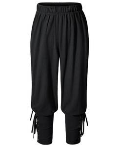 lot 14060 image: AITIPOO Kids Renaissance Pirate Pants 3-4T Black
