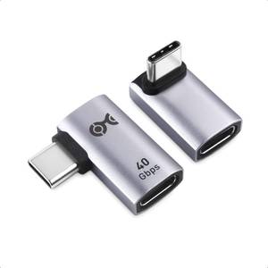 lot 14063 image: Cable Matters USB-C Right Angle Adapter Kit 40Gbps