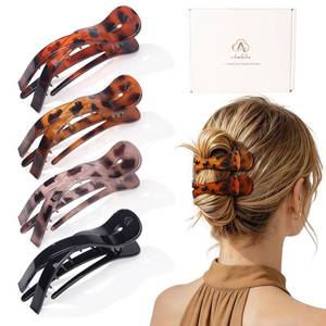 lot 14066 image: Amlaidu Stackable Flat Hair Clips for Thick Hair