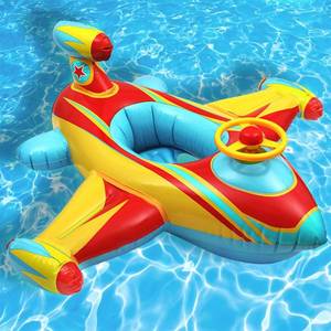 lot 14080 image: OVV Baby Inflatable Pool Float Boat with Steering Wheel