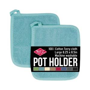 lot 14090 image: Ritz Terry Potholder and Hot Pad 2-Pack