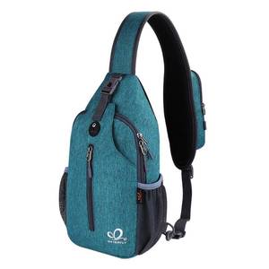 lot 14100 image: WATERFLY Crossbody Sling Backpack Teal Blue