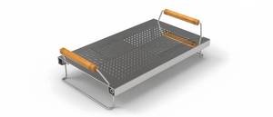 lot 14112 image: Adjustable Grill Warming Rack 28 Inch