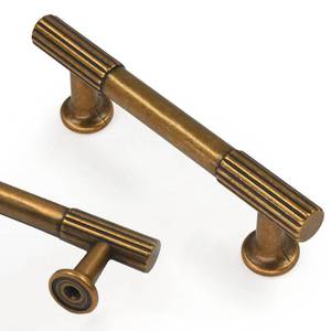 lot 14435 image: Asidrama Cabinet Handles 10 Pack 3 inch Antique Brass