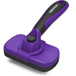 lot 14464 image: Swihauk Self Cleaning Slicker Brush for Dogs & Cats