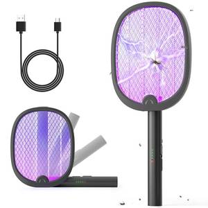 lot 14473 image: YISSVIC Electric Fly Swatter Rechargeable Bug Zapper