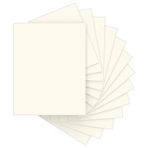 lot 14495 image: Aidunmis Cardstock Paper 8.5 x 11 Cream 40 Sheets