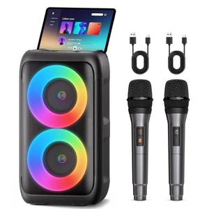 lot 17021 image: Bluetooth Party Speaker with Wireless Microphones