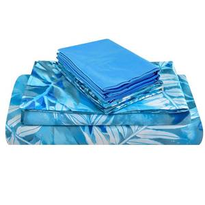 lot 17022 image: JSD King Sheet Set Extra Deep Pocket Blue Tropical