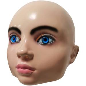 lot 17930 image: Realistic Women Face Latex Masks