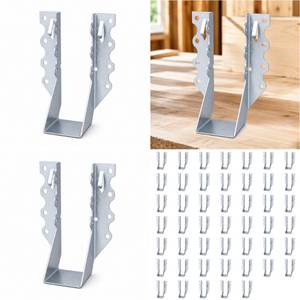 lot 17959 image: 2x6 Joist Hangers 50 Pack 20 Gauge Galvanized