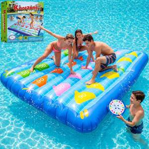 lot 17978 image: Joy Spot Inflatable Pool Lounger Float with Spinner Game