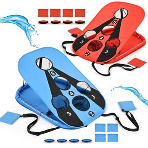 lot 17984 image: ropoda Pool Cornhole Board Set, 3ft x 2ft