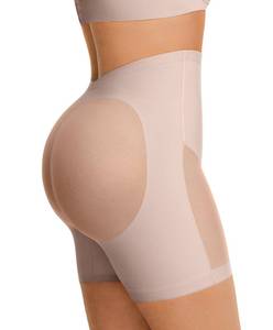 lot 18091 image: FeelinGirl Low Back Shapewear Shorts Tummy Control M