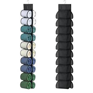 lot 18103 image: Ioryseg 20-Pocket Hanging Legging Organizer, Black