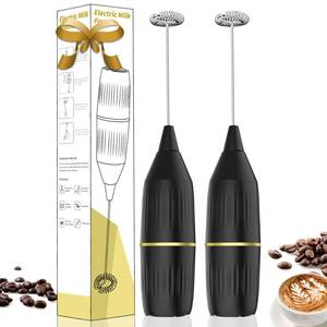 lot 18109 image: Yucime Milk Frother Handheld 2-Pack Battery Operated