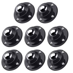lot 18126 image: PlusRoc 8 Pack 1 Inch Self Adhesive Caster Wheels