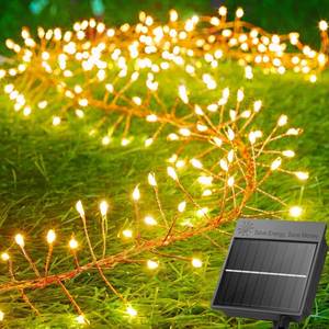 lot 18182 image: Brightown 240 LED Solar Fairy Lights IP65 Waterproof