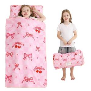 lot 18199 image: Viviland Toddler Nap Mat with Pillow and Blanket