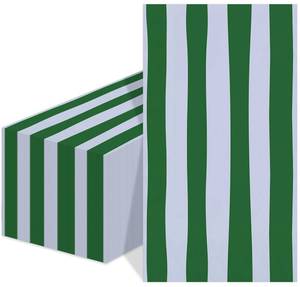 lot 18217 image: Quera Stripe Paper Guest Towels Blue and Green 50ct