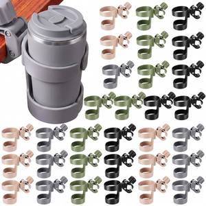 lot 19126 image: Novabright 32 Pack Desk Clamp Water Bottle Holder 360° Rotatable Classroom