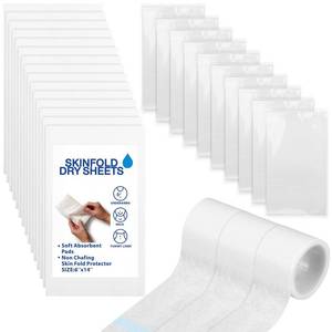 lot 19131 image: Weekgrat 33 Pack Dry Cloth for Skin Fold Moisture Management Dry Sheets