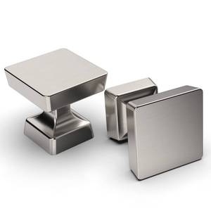 lot 20057 image: Amerdeco 10 Pack Brushed Satin Nickel Cabinet Knobs 1.2