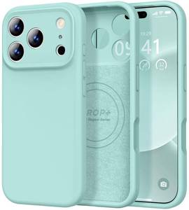 lot 20090 image: Vooii Magnetic for iPhone 17 Pro Case 6.3 Premium Silicone, Mint