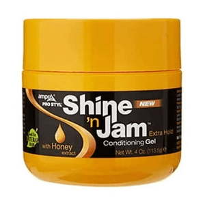 lot 20441 image: Shine  n Jam� Extra Hold Conditioning Styling & Braiding Gel  16 oz. Moisturizing  Unisex