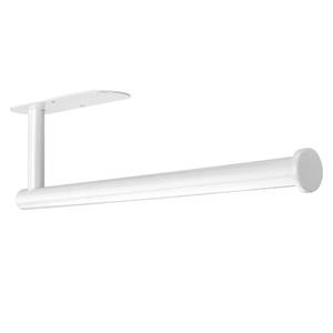 lot 20466 image: DEKAVA Under Cabinet Wall Mount Paper Towel Holder, Self-Adhesive Bar, Stainless Steel 13 inch (White, 1)